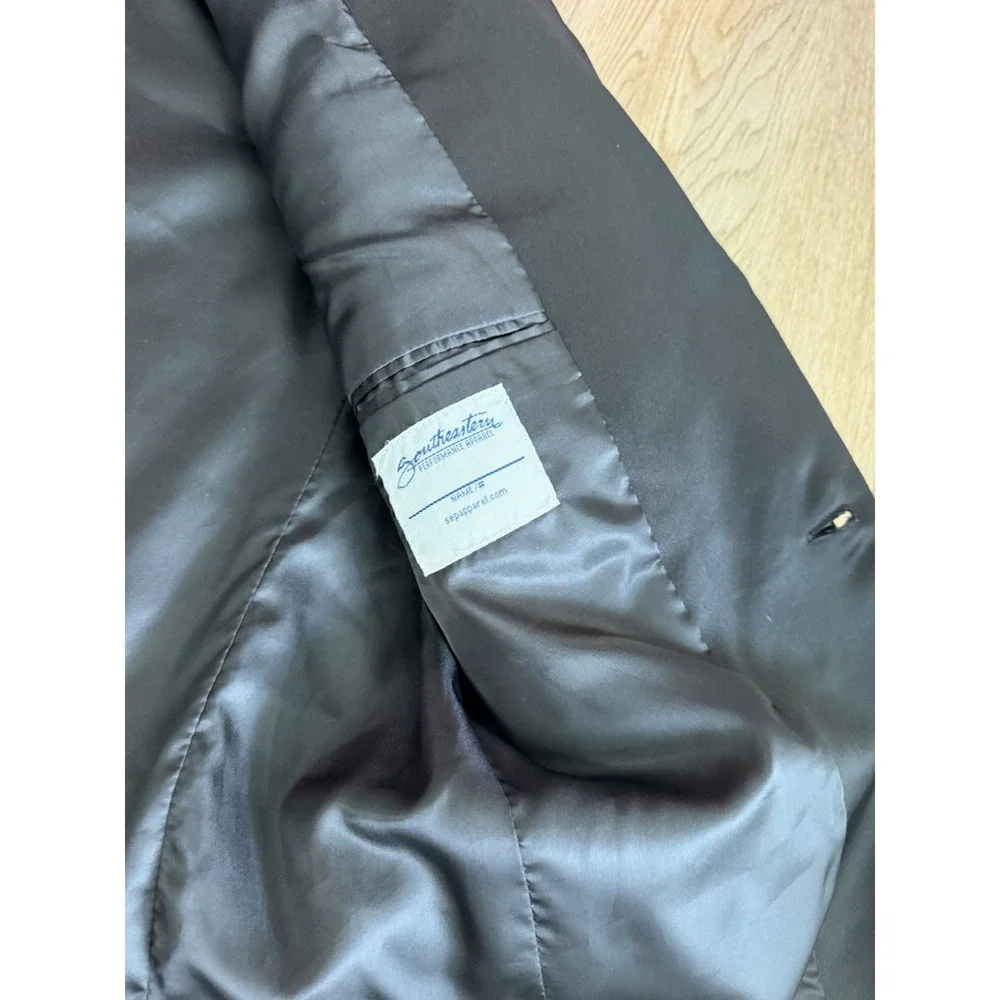 Southeastern Performance Apparel Men's Black Satin Tuxedo Jacket 32S Slim Fit